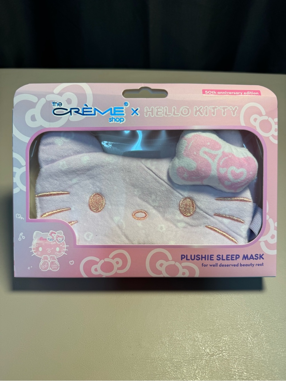 Creme Shop x Hello Kitty 50th Anniversary Plushie Sleep Mask